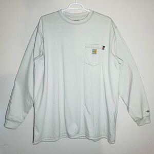 Carhartt Flame-Resistant Force Long Sleeve Cotton T-Shirt 2XL Tall - 100235